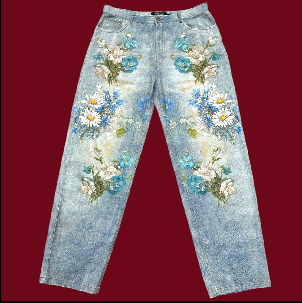 Vale Garden Denim Jeans Straight leg Size 40